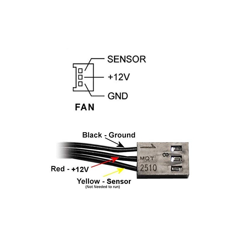 Coolerguys 12vDC Waterproof IP67 Fan (High Speed, 80x25mm)
