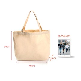 waveman Tote Bag, Large Capacity, Tote Bag, A4, Tote Bag, Canvas Fabric, Shoulder Bag, Apricot Color