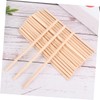 CORHAD Long Wooden Craft Sticks 50pcs Macrame Dowel Rods for
