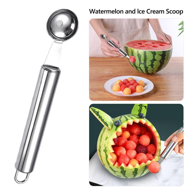 6 Pcs Stainless Steel Fruit Carving Knife Set, Kitchen Fruit