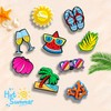 Summer Hawaii Shoe Charms 100 PCS Shoe Decoration Party Gifts