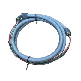 AC Whip Kit, 10' x 1/2'', Flexible PVC Conduit, 10ft, Air Conditioner Assembly, Gray