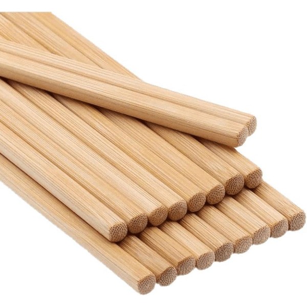 ORCHIDS 10 Pairs Bamboo Chopsticks Set – Reusable Wooden Chopsticks