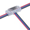 Brightfour T Tap Wire Connectors 3 Wires 12 Pack, Transparent