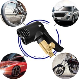 iSpchen Car Tyre Air Chuck Car Valve Lever Plug Tyre Valve Tyre Air Chuck Air Pumps Clip Thread Nozzles Valve Connection Adapter for Car Truck Tyre Inflator