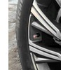 Elektroplate Fire Department Maltese Cross Matte Chrome Knurling Aluminum Tire