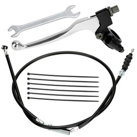 YOXUFA 7/8 Handlebar Left Clutch Lever and Cable for 50cc 70cc 90cc 110cc 125cc 250cc SSR RFZ Tao Tao DB17 DB27 Coolster Baja Apollo Lifan Xpro Thumpstar Kayo Loncin Dirt Pit Bike Parts