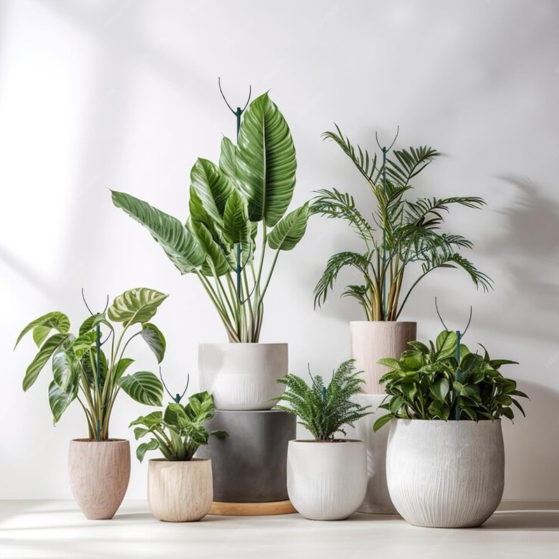 10pcs Stackable Monstera Plant Support,Plant Stakes for Indoor and Outdoor