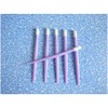 24 Pcs Rubber Nail Cuticle Pusher Plastic Handle Rubber Tipped