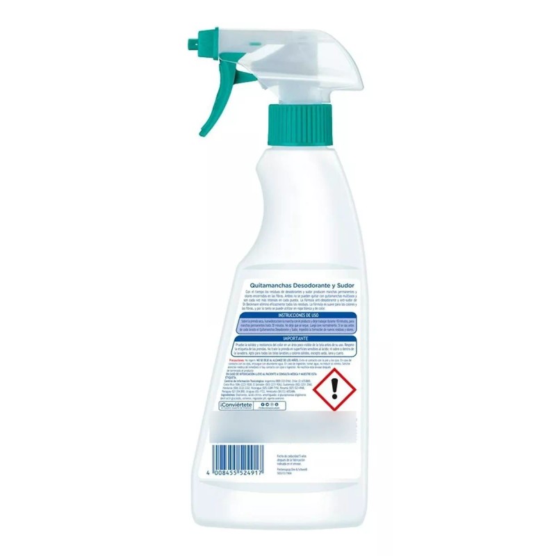 Dr. Beckmann Quitamanchas Dr. Beckmann Desodorante Y Sudor 500 Ml