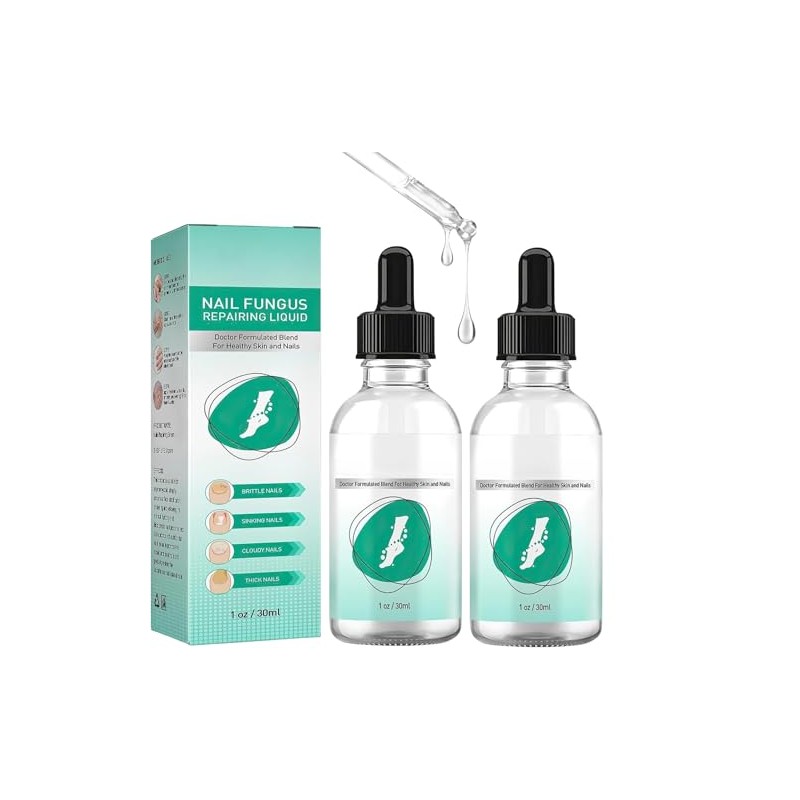 FARSEE 2 piezas de suero reparador de uñas de los