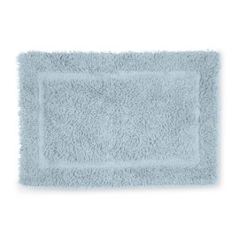 Martex 100% Cotton Ringspun Bath Rug | Super Soft | Super Absorbent | Essential Bathroom Rugs | Non-Slip Bath Mat | Quick Drying Bath Mat | Soft Blue