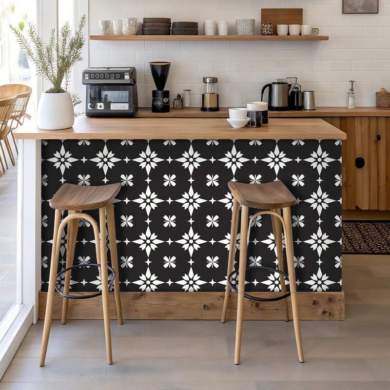 MORCART Peel and Stick Floor Tile: 20 Sheets of 7.87"