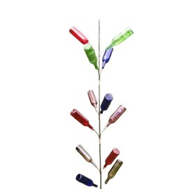 Hopfrog Market USA Made - Southern Classic Garden 13 Wine Bottle Tree ~ 6 Feet ~ Our Most Popular Southern Wine BottleTree Decor