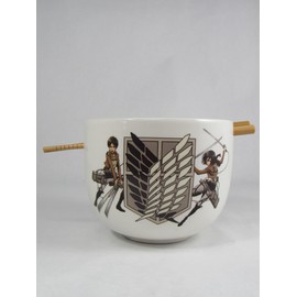 Just Funky L'ATTAQUE des Titans Battalion Exploration Ramen Bowl, 470 ml