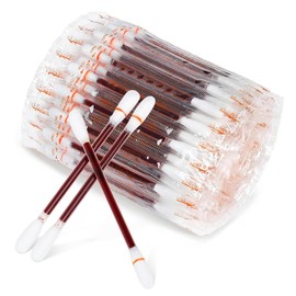 100 Pieces Disposable Iodine Cotton Swabs, Iodine Disinfected Cotton Swab, Individually Packaged Iodine Swabs for Wound Skin Cleansing