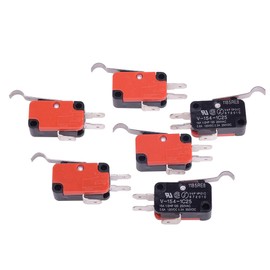 Cylewet 6Pcs V-154-1C25 Micro Limit Switch Momentary SPDT Snap Action (Pack of 6) CYT1080
