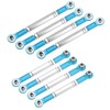 Alomejor Steering Pull Rod RC Steering Servo Pull Rod Metal