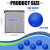 PullCrease 200 Pcs Foam Golf Practice Balls Bulk Realistic Feel