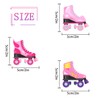 Pink Roller Skating Cupcake Toppers