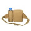 Unisex Waist Bag Bottle Pocket Waterproof Wearproof Lightweight Large Capacity