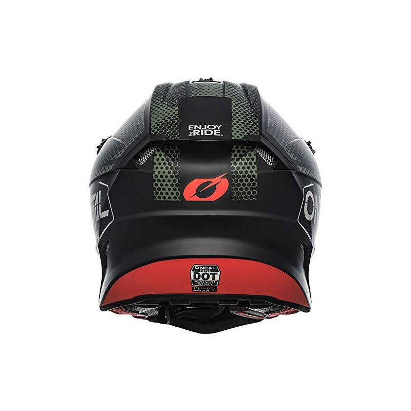 O'NEAL 5SRS Adult Helmet Covert, Black/Green, XS (0628-461)