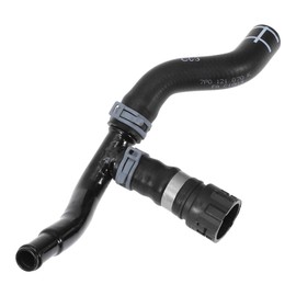 A ABSOPRO Radiator Hose Heater Hose No.7P0121070K for Volkswagen Touareg 2012-2017 Black Iron,Rubber 1 Pc Coolant Pipe Good Sealing