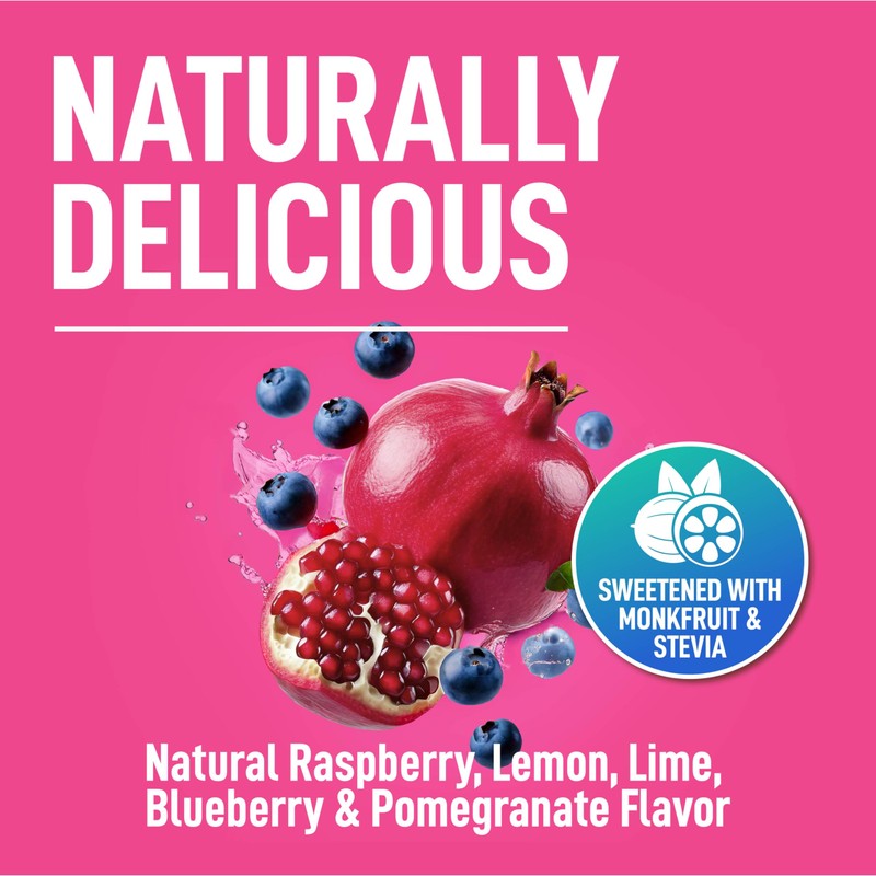 Keppi Electrolytes Powder Packets – Blueberry Pomegranate 30 Servings –