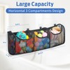 Goowin Bath Toy Storage, Bath Toy Holder, 3 Compartment Large