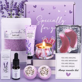 Birthday Gifts For Women, Lavender Pamper Gifts For Her, Ideas Gifts For Mum, Best Friend, Sister, Relaxation Spa Ladies Gifts Self Care Package For Her, Christmas Xmas GIfts Friendship Gifts Hampers