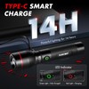 SUBOOS X50 Pro LED Rechargeable Flashlight, Super Bright 15000 Lux,