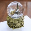 Paris Musical Snow Globe with Color Changing LED Lights, Eiffel