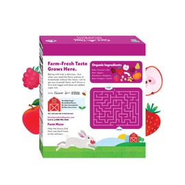 Once Upon a Farm Organic Soft Baked Kids' Bars, Mixed Berry | 8 boxes