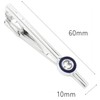 mila schon mst5378 Mira Sean Black Line Tie Clip Tie