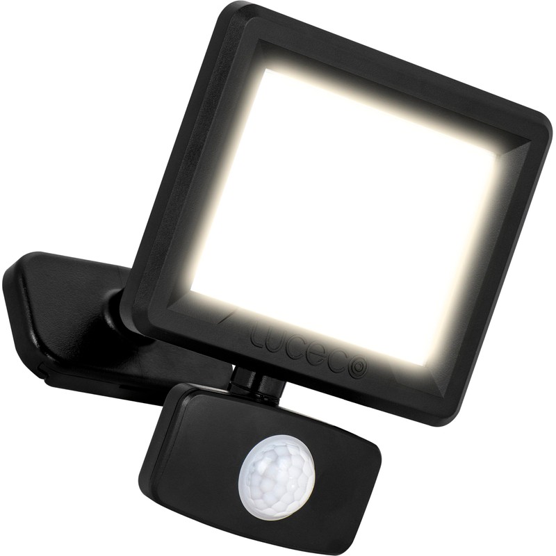Luceco Essence Multi-Position Floodlight 10W 1050lm 4000K IP65 PIR Dask