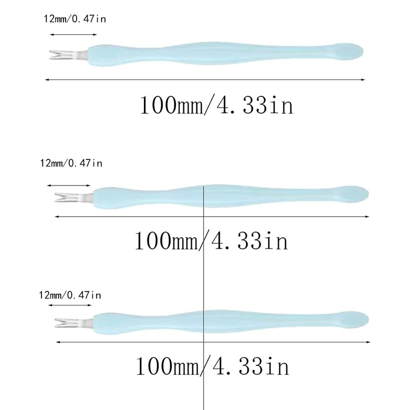 Cuticle Trimmer, 3 Pcs Cuticle Remover, Cuticle Pusher, Nail Cuticle