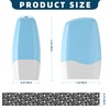 KOEYLE 2 Pack Confidential Roller Stamp with 6 Pack Refills