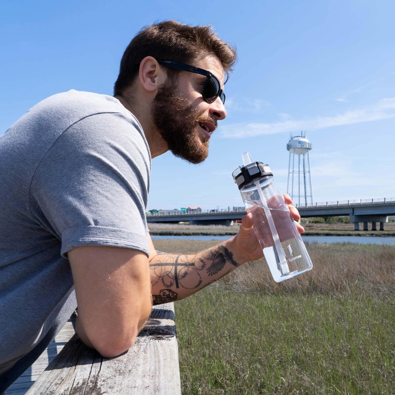 Super Sparrow Water Bottle - 1L - USA Tritan BPA-Free