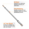 sourcing map 2pcs Hex Head Wrench Drill Bit 3mm (H3)