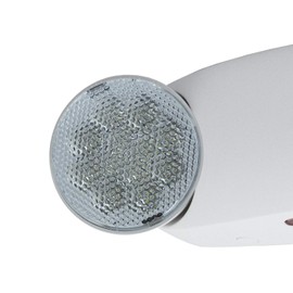 LFI Lights - UL Certified - Hardwired LED Compact Emergency Light - High Output Round Head - ELM2WBB