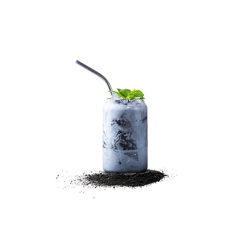 Food Grade Bamboo Charcoal Powder (10-15 Microns), 7.1 oz (200