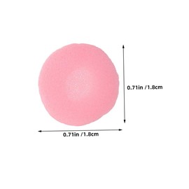 Levemolo 100pcs Soft Earbud Headphone Replacement Sponge Covers Comfortable Earphone Cushions for Enhanced Sound Quality Compatible with Multiple Brands Pink