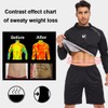 LAZAWG Sauna Jacket for Men Long Sleeves Short Side Zip
