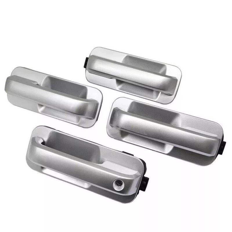 Unbranded 4Pcs For 2015-2020 Ford F-150 F150 Ingot Silver Door