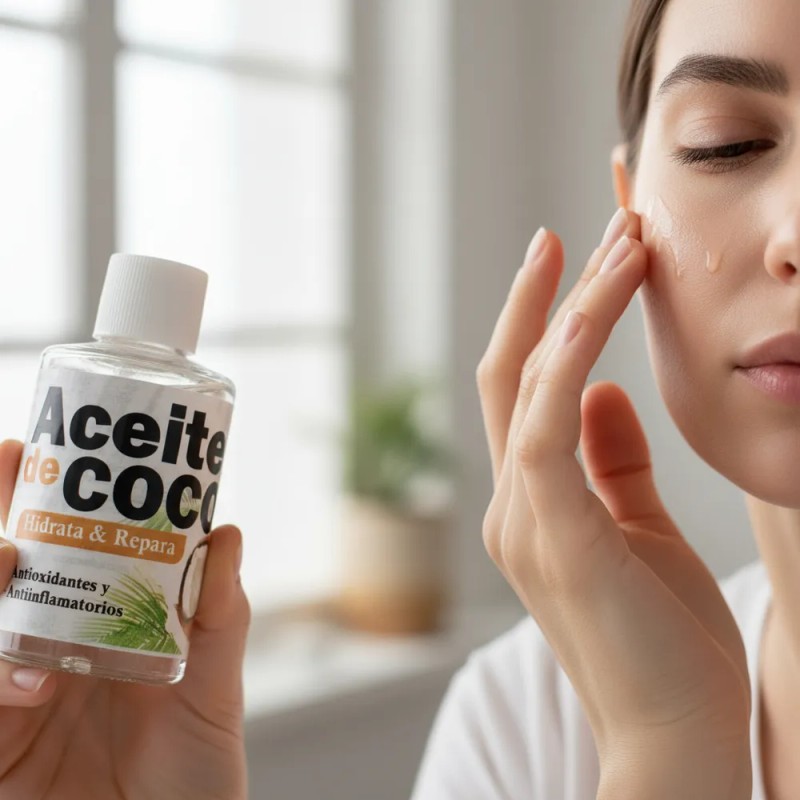Aceite Concentrado De Coco Antioxidante Para Cabello Y Piel Todo