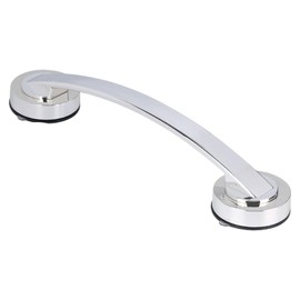 CLSSLVVBN Wide Application Shower Suction Handles With Powerful Suction Cup Armrest Bath Grab Bar Suction Handle ABS, Silver