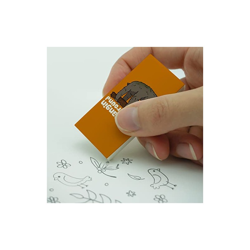 Sloth Just Hanging Around Eraser Set of 2