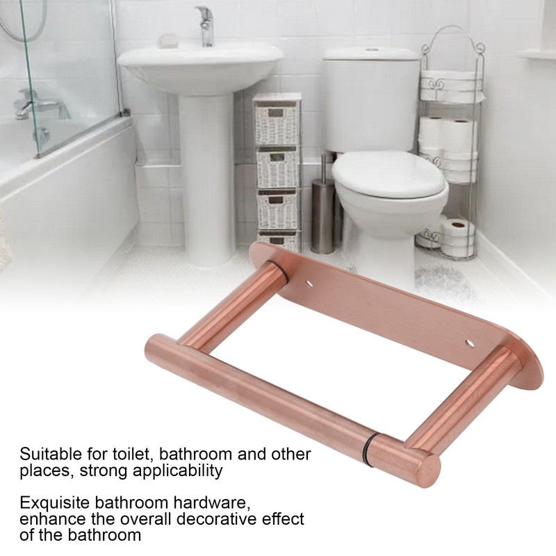 Toilet Paper Holder Multifunctional Rustproof 304 Stainless Steel Wall Mount