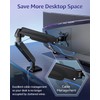 MOUNTUP Heavy Duty Single Monitor Arm Holds up to 33lbs,