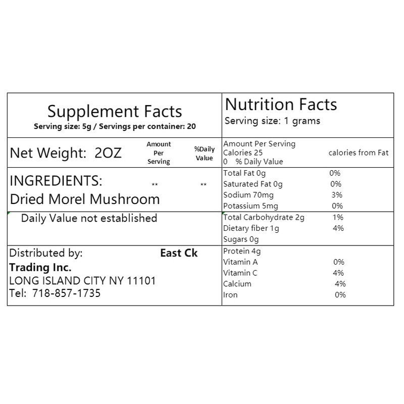 Greenlike Top Grade Dried Wild Morel Mushroom 野生 羊肚菌 (2)